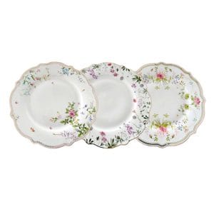 alquiler platos con flores