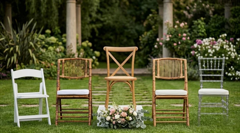 sillas para bodas de exterior